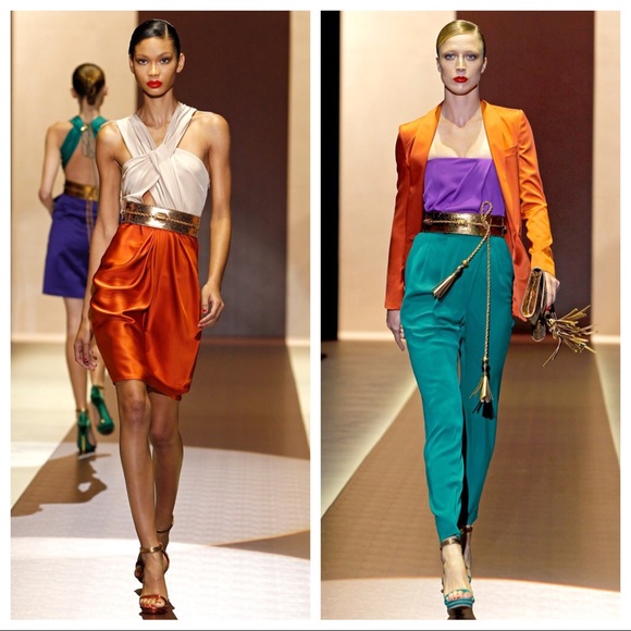 🏆Host Pick🏆Gucci Gld SnakeSkin Bamboo Waist Belt - Picture 2 of 8